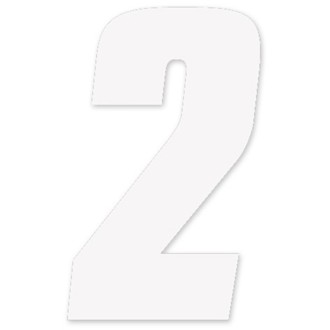 FX 2015 NUMBERS FACTORY 6" WHITE 2