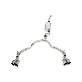 Corsa 2021-2025 Suburban/GMC Yukon XL 6.2L 4WD Dual Rear 3/2.75in Sport Cat-Back DW 4in Pol Tips