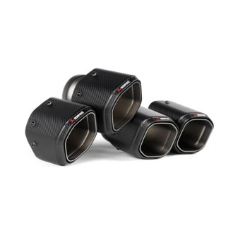 2024+ BMW M5 (G90,G99) Hexagonal Carbon Fiber Tail Pipe Set