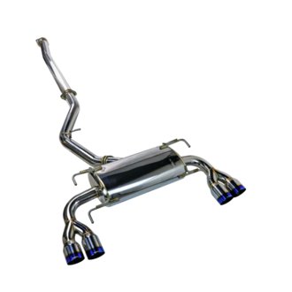 08-14 Subaru STi GR Hatch Sports Touring Spec - Burnt Quad Tips (Non-Resonated