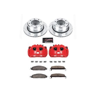 Z36 Truck and SUV Ceramic Brake Pad, Drilled & Slotted Rotor, and Caliper Kit