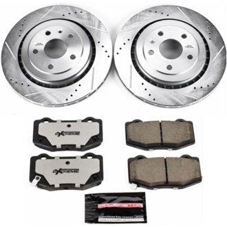 Z26 Street Performance Ceramic Brake Pad and Drilled & Slotted Rotor Kit