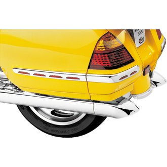 Turndown Exhaust Extensions 01-17 Honda GL1800 Chrome