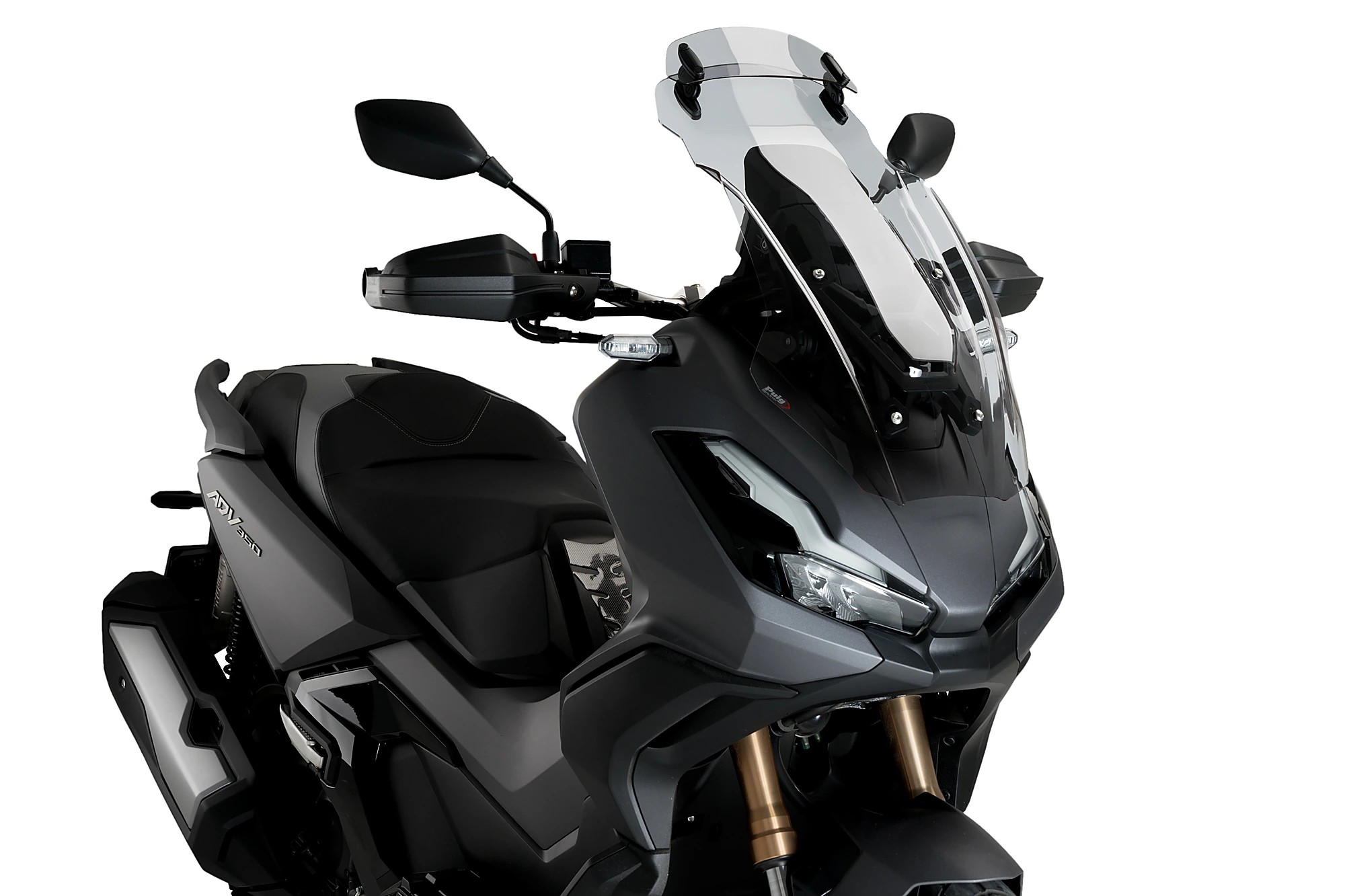Touring Windshield With Visor Smoke