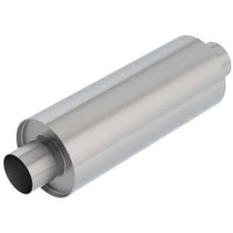 XR-1 Multi-Core 4in Ctr-Ctr Round 16in x 6.25in Rotary Engine Equipped Racing Muffler