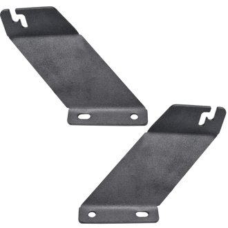 Hood Mounting Brackets Sm, Black, Pair