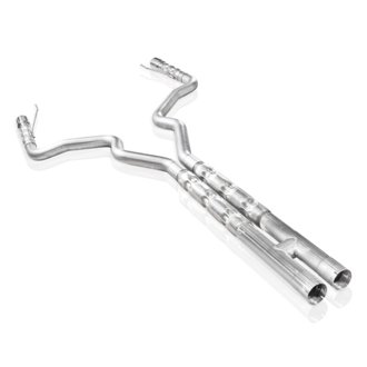 2015-16 Mustang GT 3in Catback H-Pipe Retro Chambered Mufflers 2-1/2in Cores
