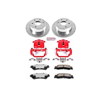 Z36 Truck and SUV Ceramic Brake Pad, Drilled & Slotted Rotor, and Caliper Kit
