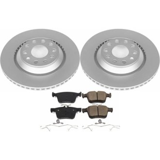 Evolution Coated Rotor And Carbon-Fiber Ceramic Brake Pad Kit