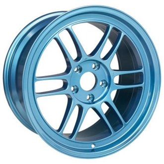 RPF1 18x10.5 5x114.3 15mmm Offset 73mm Bore Emerald Blue Wheel