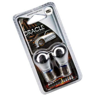 1157 Chrome Bulbs, White, Pair