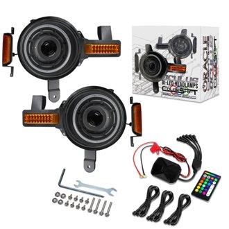 Oculus Bi-LED Projector Headlights for 2021+ Ford Bronco - ColorSHIFT LED