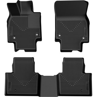 23-25 Toyota Crown Weatherbeater Front & 2nd Seat Floor Liners - Black