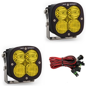 Xl Sport Series Driving Combo Pattern Pair Led Light Pods - Amber
