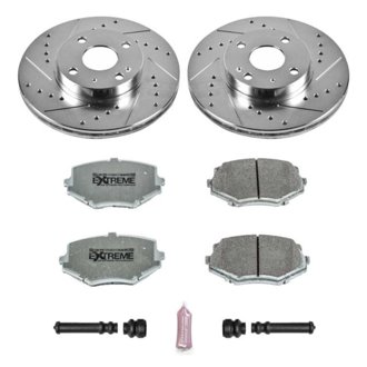 Z26 Street Performance Ceramic Brake Pad and Drilled & Slotted Rotor Kit