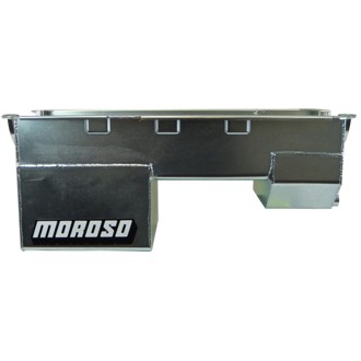Ford 351W (w/Rear Sump & Billet End Seals) Extra Deep Wet Sump 7qt 9in Steel Oil Pan