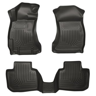 13 Subaru Legacy/Outback WeatherBeater Front & 2nd Seat Black Floor Liners