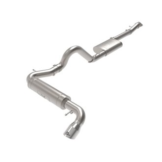 Apollo GT Series 3 IN 409 Stainless Steel Cat-Back Exhaust System w/ Polish Ti