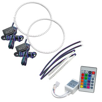 Colorshift(Tm) Headlight Halo Kit W/Drl Bar - Base Headlights