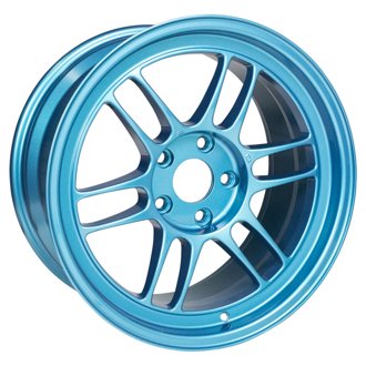RPF1 17x9 5x114.3 35mm Offset 73mm Bore Emerald Blue Wheel (MOQ 40