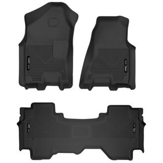 19-24 Dodge Ram 1500 X-Act Front + 2nd Seat Floor Liner Set - Black