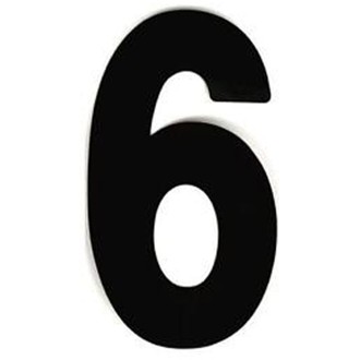 FX 2015 NUMBERS STANDARD 8" BLACK 6