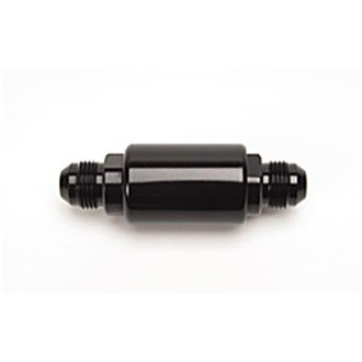 Performance Black Anodized (3-1/4in Length 1-1/4in dia. -8 male inlet/outlet