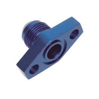 Performance -10 AN Blue Oil Drain to Male Fitting (Includes Viton O-ring