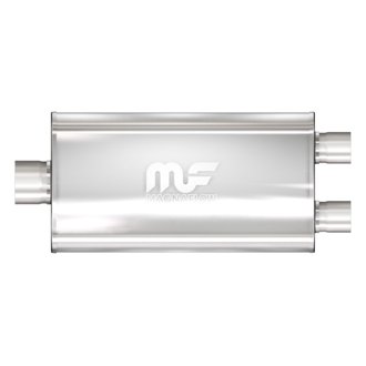 3 in/2.5 in Center/Dual; 5 in x 22 in x 11 in Body Muffler