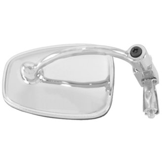 Polaris Atv Handlebar End Mount Mirror - Chrome