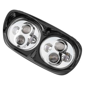 Letric Lighting LED Headlight 80W Hi/Lo Chrome/Black
