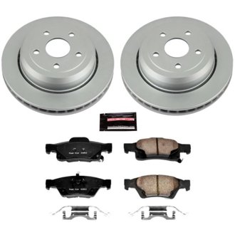 Evolution Coated Rotor And Low-Dust Ceramic Brake Pad Kit