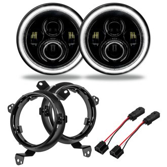 Jeep Wrangler JL/Gladiator JT 7in. High Powered LED Headlights (Pair)-White