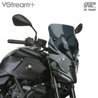 25+ Yamaha MT-07 Vstream+ Quantum HC Poly Low Windshield - Dark Tint