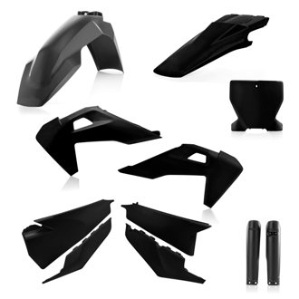 19-22 Husqvarna 125-450 TC/ FX/ FC/2019 TX300/ 20-22 TX300i Full Plastic Kit - Black