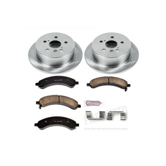 Oe Stock Replacement Low-Dust Ceramic Brake Pad And Rotor Kit