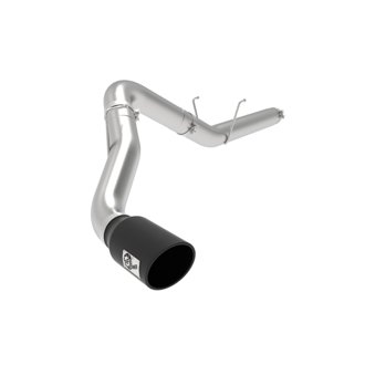 ATLAS 5 IN Aluminized Steel DPF-Back Exhaust System w/Black Tip