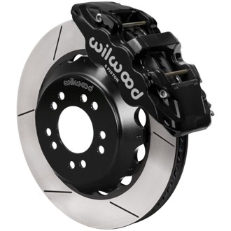 Wilwood Ford Mustang II Ford Aero6 Front Brake Kit w/ 14.00in Slotted Rotor - Black