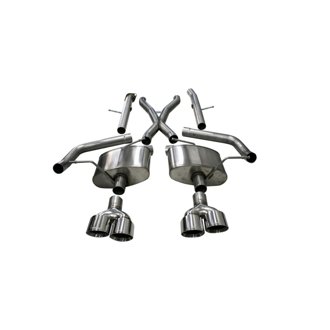 Corsa 18-21 Jeep Grand Cherokee TrackHawk 6.2L Xtreme Cat-Back Dual Rear Exit w/4.5in Polished Tips