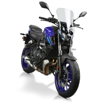 21+ Yamaha MT-07 V Stream/ Wave Mid/Std. Windshield - Tinted