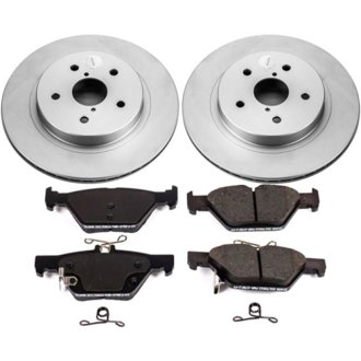 Evolution Coated Rotor And Low-Dust Ceramic Brake Pad Kit