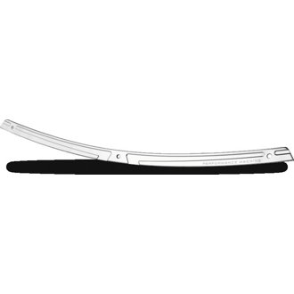 Windscreen Trim Assembly Scallop - Chrome