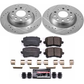 Z23 Daily Driver Carbon-Fiber Ceramic Brake Pad and Drilled & Slotted Rotor Kit