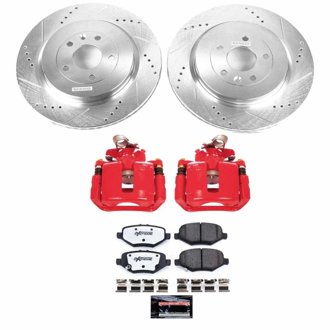 Z36 Truck and SUV Ceramic Brake Pad, Drilled & Slotted Rotor, and Caliper Kit