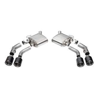 Corsa 2016-2024 Chevrolet Camaro SS / ZL1 Valved Axle-Back Exhaust w/ Carbon Fiber Quad Tips