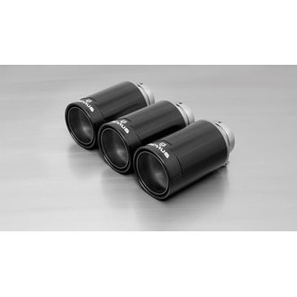 2018 Honda Civic Type-R FK8 2.0T 98mm Black Chrome Tail Pipe Set (Triple Tip