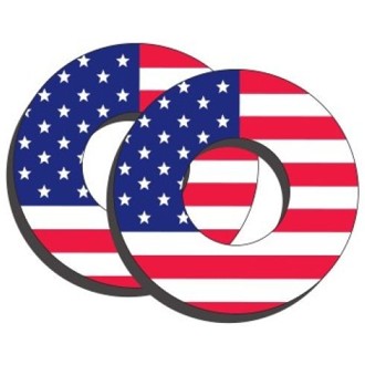 Moto Grip Donuts - Flag Red/White/Blue