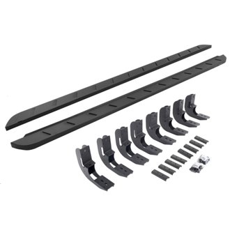 RB10 Slim Line Running Boards with Mounting Brackets Kit