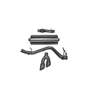 Corsa 14-19 GMC Sierra/Chevy Silv 1500 Reg. Cab/Std. Bed 5.3L V8 Polished  Single Side CB Exhaust
