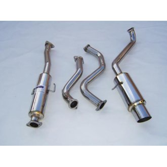 88-91 CRX EF8 60mm (101mm tip) N1 Cat-back Exhaust